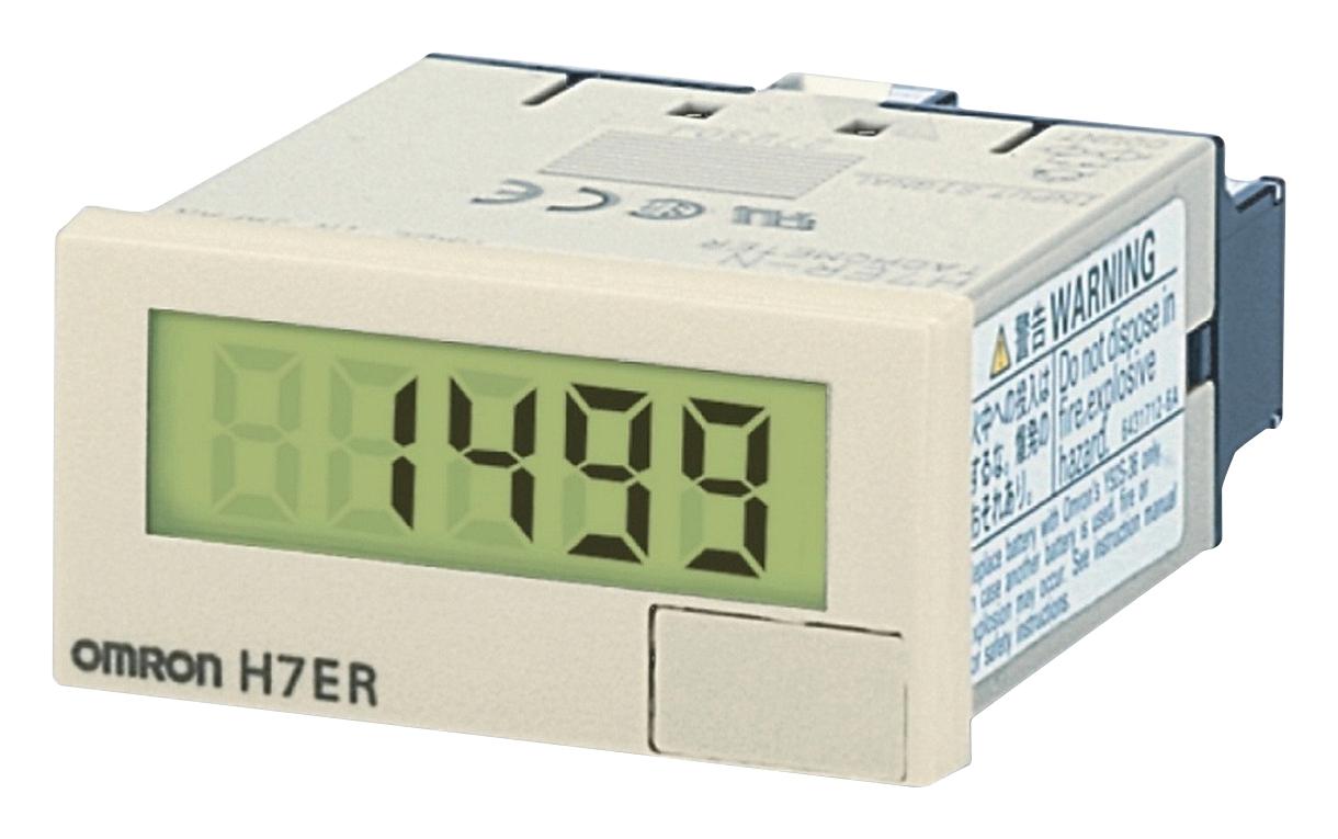 H7ER-N TACHOMETER, 4-DIGIT, 8.6MM, 7-SEG LCD OMRON