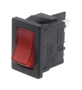 MP004803 ROCKER SWITCH, DPDT, 12A, 250VAC, PANEL MULTICOMP PRO