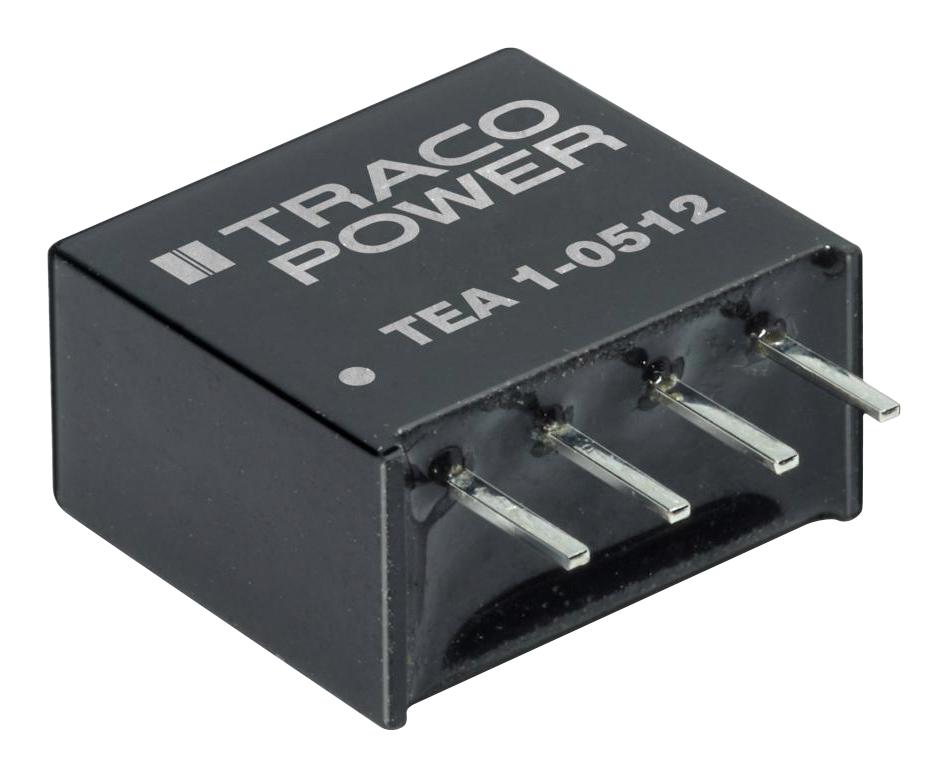 TEA 1-0505 DC-DC CONVERTER, 5V, 0.2A TRACO POWER
