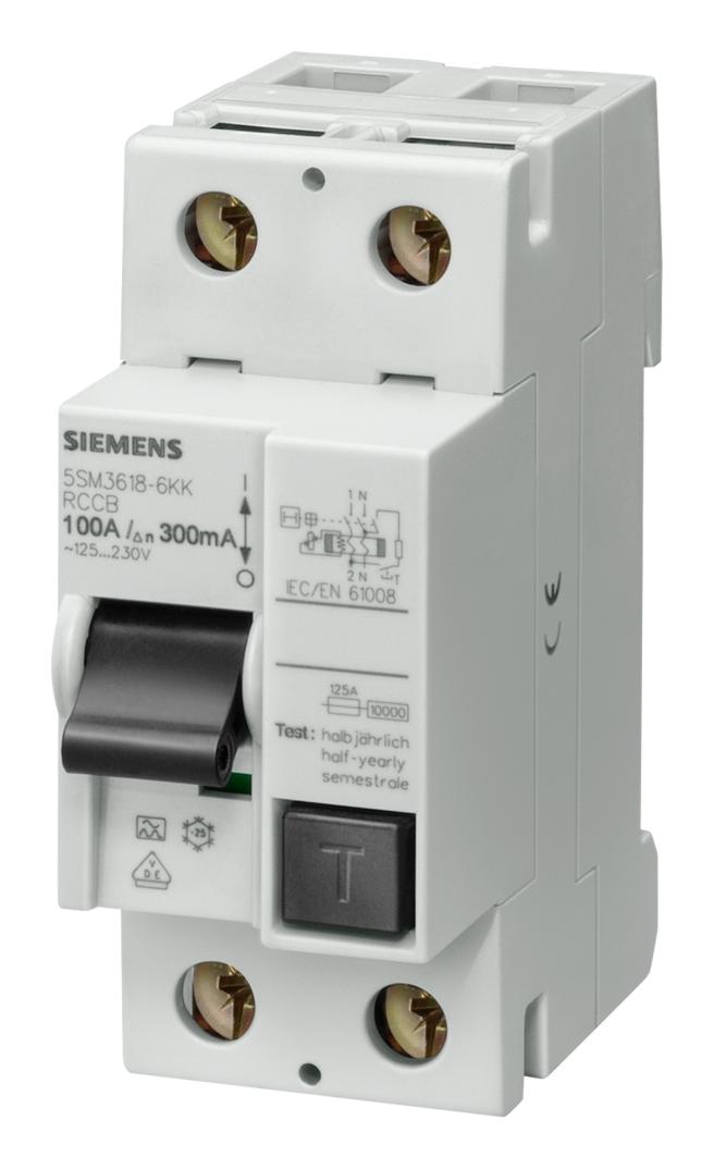 5SM3418-6KK RCBO, RCD, GFCI, AFDD CIRCUIT BREAKERS SIEMENS