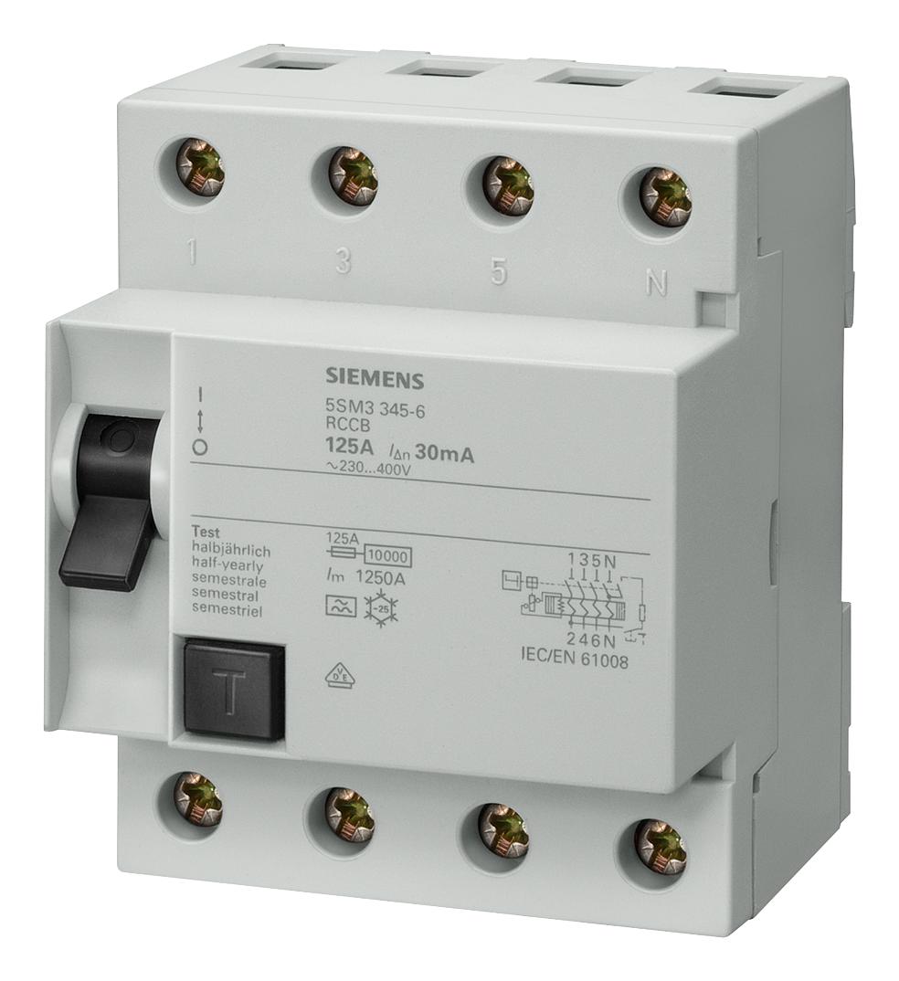 5SM3745-0 RCBO, RCD, GFCI, AFDD CIRCUIT BREAKERS SIEMENS