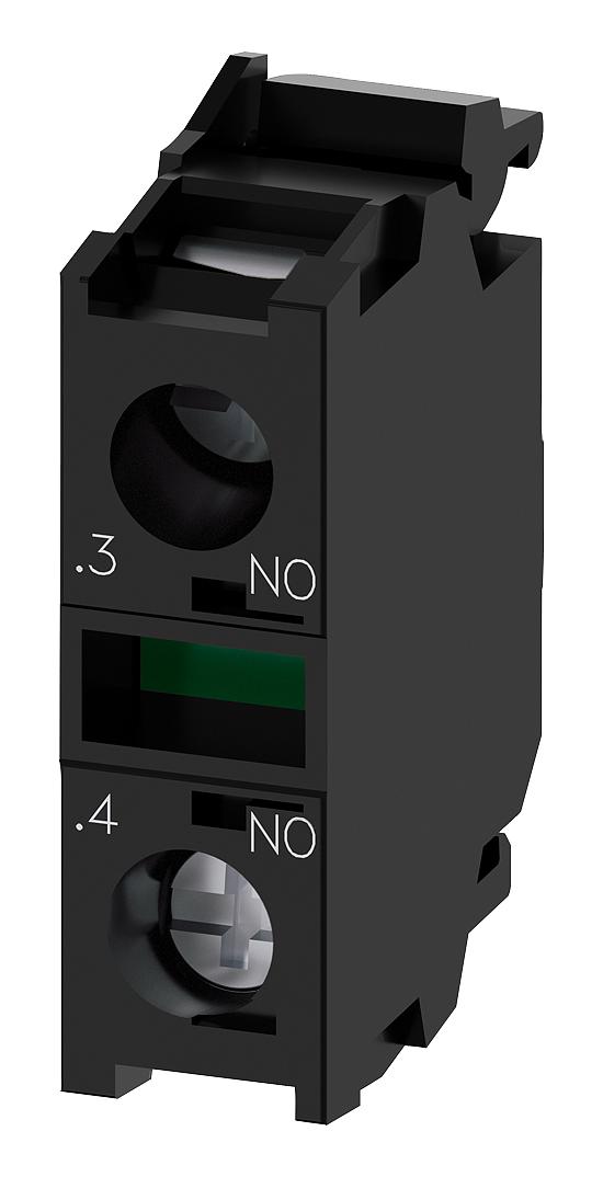 3SU1400-1AA10-1LA0 SW CONTACT BLOCK, 1P, 10A, 110VAC, SCREW SIEMENS