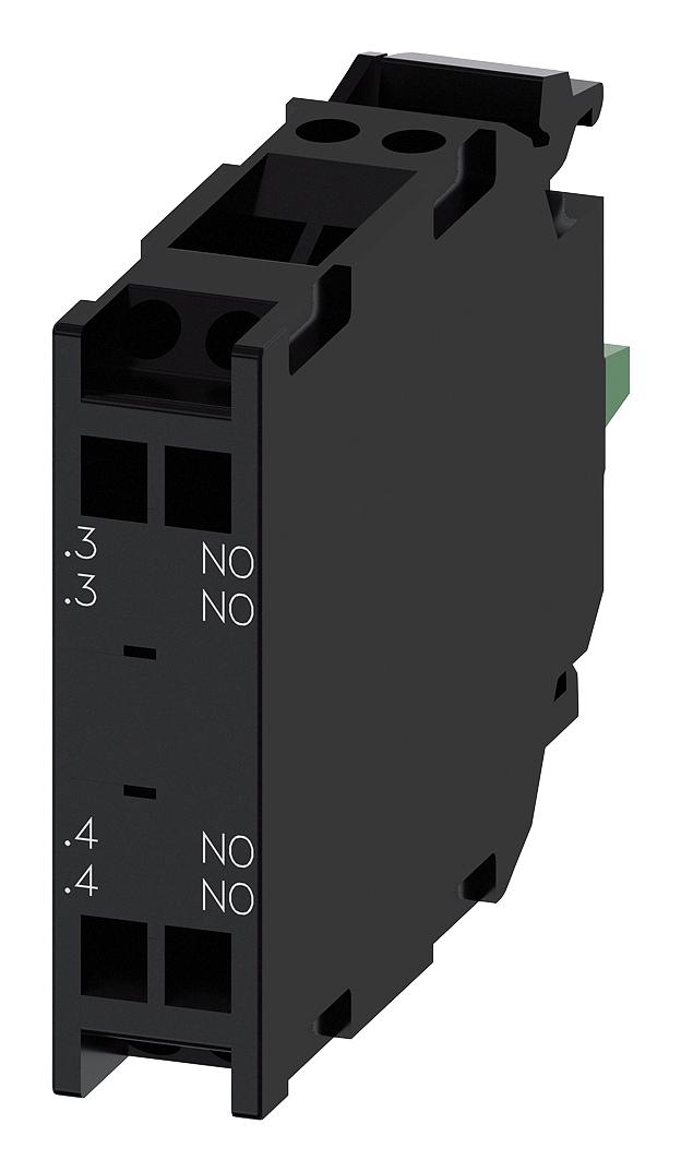 3SU1400-1AA10-3DA0 SW CONTACT BLOCK, 2P, 10A, 110VAC/SPRING SIEMENS