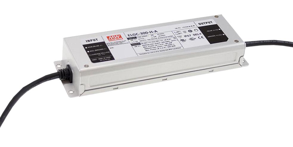 ELGC-300-L-A LED DRIVER, CONSTANT CURRENT/VOLT, 301W MEAN WELL