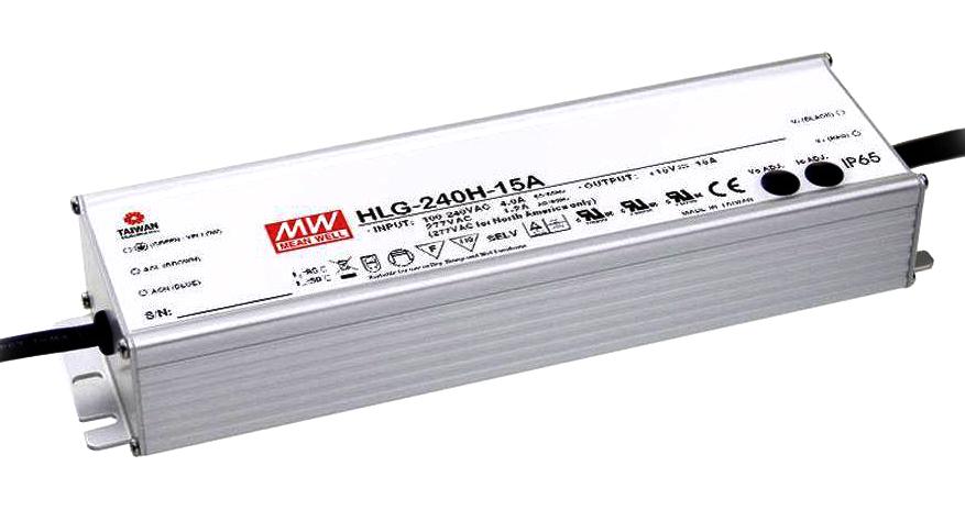 HLG-240H-C1750B LED DRIVER, CONSTANT CURRENT, 250.25W MEAN WELL