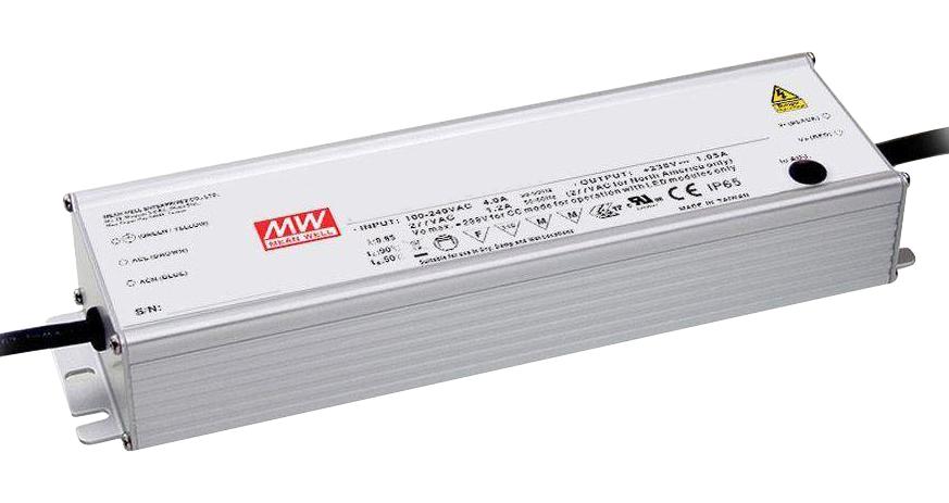HLG-240H-C1400A LED DRIVER, CONSTANT CURRENT, 250.6W MEAN WELL