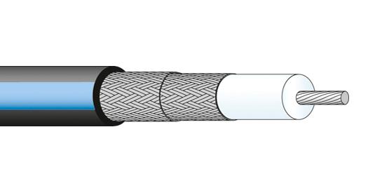 23030426 COAX CABLE WIRE, 2.45MM, 50 OHM, 1M HUBER+SUHNER