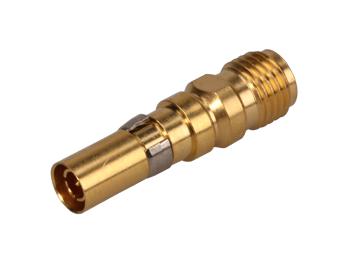 33_1023-SMA-C50-1/111_NE ADAPTER, 1.0/2.3 PLUG-SMA JACK, 50 OHM HUBER+SUHNER