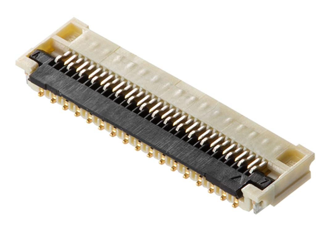 502078-1710 CONN, FPC, R/A, 17POS, 1ROW, 0.25MM MOLEX