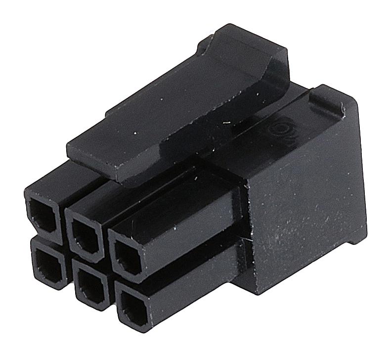 43025-0610 CONNECTOR HOUSING, 6POS, RCPT, 3MM MOLEX