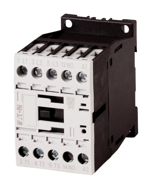 DILM7-10(230V50/60HZ) CONTACTOR, 3-POLE+1N/O, 3KW EATON MOELLER