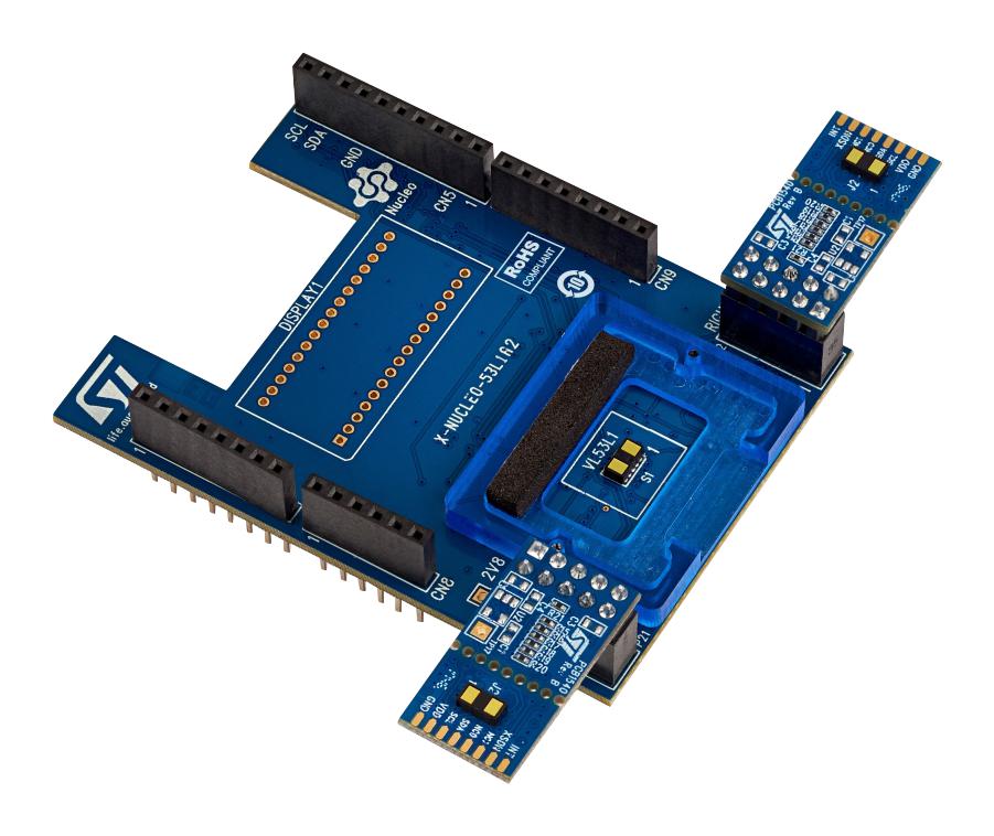 X-NUCLEO-53L1A2 EXPANSION BOARD, STM32 NUCLEO DEV BOARD STMICROELECTRONICS