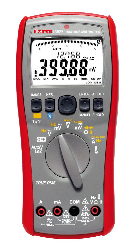 SEFRAM7352B DMM, BT, TRMS, 10A, 1KV, 40000COUNT SEFRAM