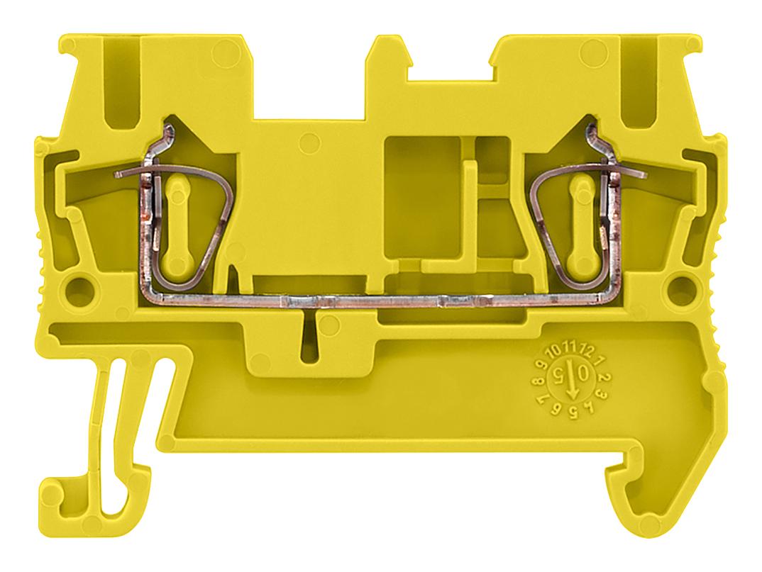 8WH2000-0AF06 DINRAIL TERMINAL BLOCK, 2WAY, 12AWG, YEL SIEMENS