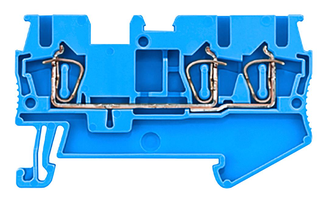 8WH2003-0AF01 DINRAIL TERMINAL BLOCK, 3WAY, 12AWG, BLU SIEMENS