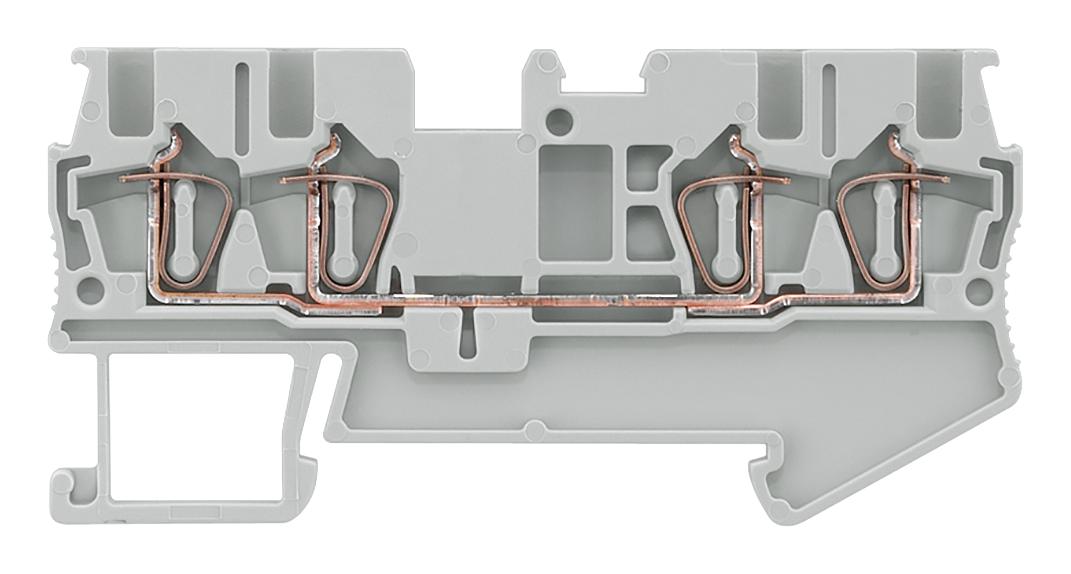 8WH2004-0AE00 DINRAIL TERMINAL BLOCK, 4WAY, 16AWG, GRY SIEMENS