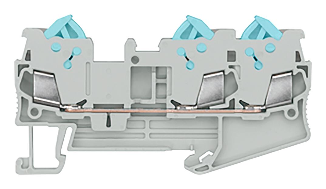 8WH3003-0AE01 DINRAIL TERMINAL BLOCK, 3WAY, 16AWG, BLU SIEMENS