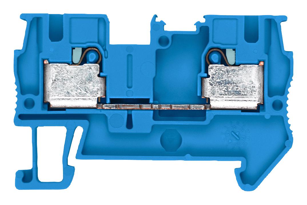 8WH6000-0AG01 DINRAIL TERMINAL BLOCK, 2WAY, 10AWG, BLU SIEMENS