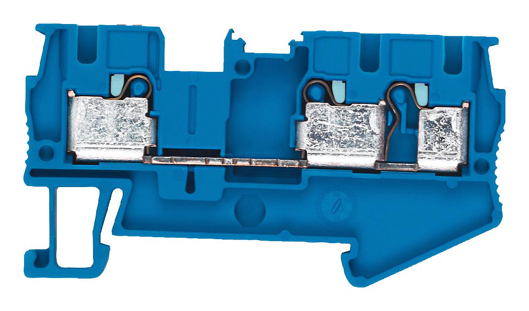 8WH6003-0AG01 DINRAIL TERMINAL BLOCK, 3WAY, 10AWG, BLU SIEMENS