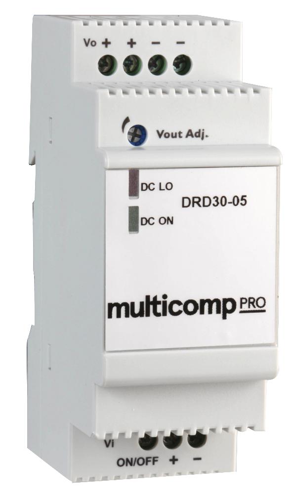 MP-DRD30-05 DC-DC CONVERTER, 5V, 4.5A MULTICOMP PRO