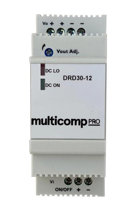 MP-DRD30-12 DC-DC CONVERTER, 12V, 2.5A MULTICOMP PRO