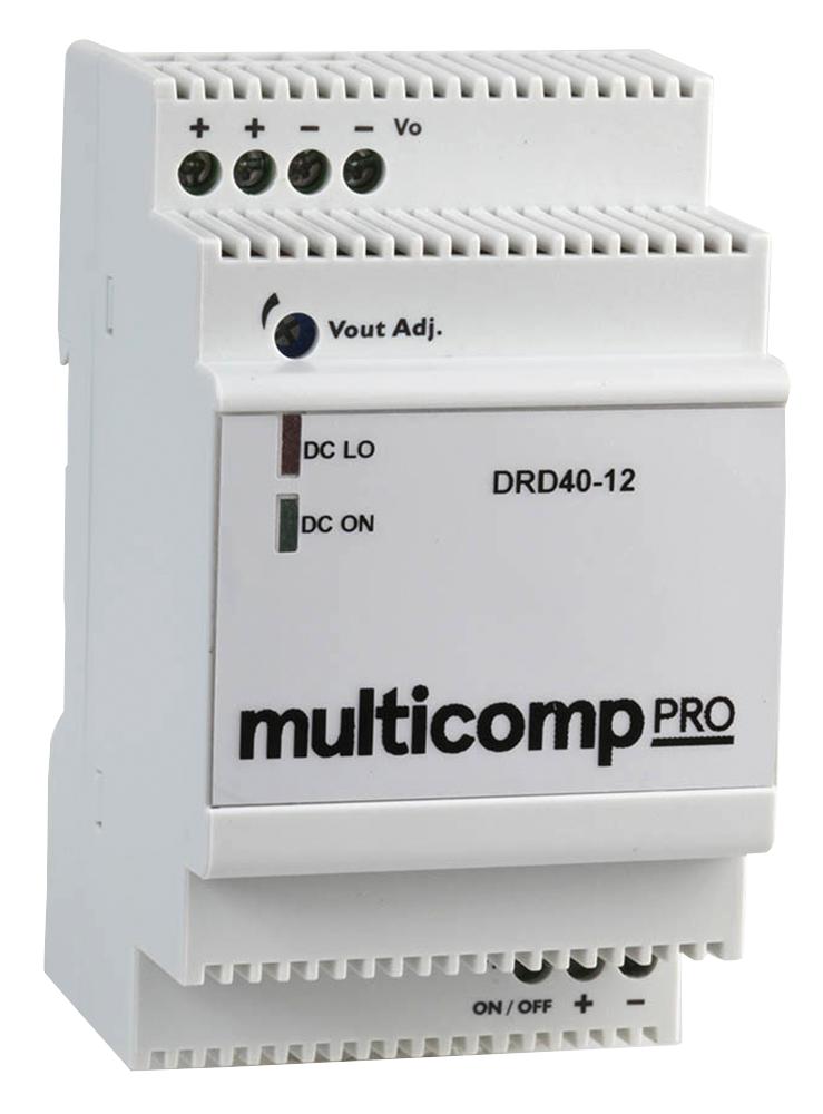 MP-DRD40-12 DC-DC CONVERTER, 12V, 3.4A MULTICOMP PRO