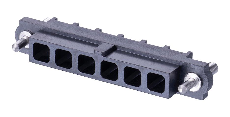 M80-263F306-00-00 HOUSING CONNECTOR, RCPT, 6POS, 4MM HARWIN