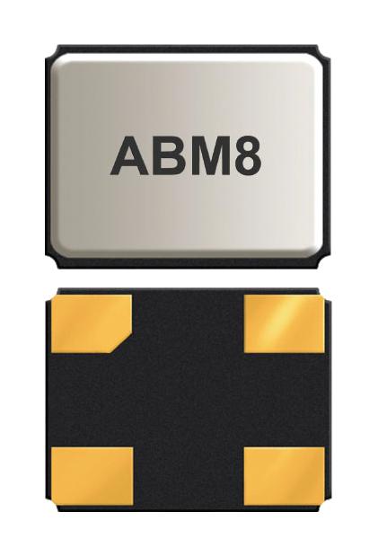 ABM8-25.000MHZ-B2-T CRYSTAL, 25MHZ, 18PF, SMD, 3.2MM X 2.5MM ABRACON