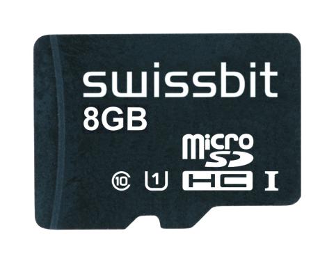 SFSD008GN1AM1TO-I-5E-22P-STD MICROSDHC/SDXC FLASH MEMORY CARD, 8GB SWISSBIT