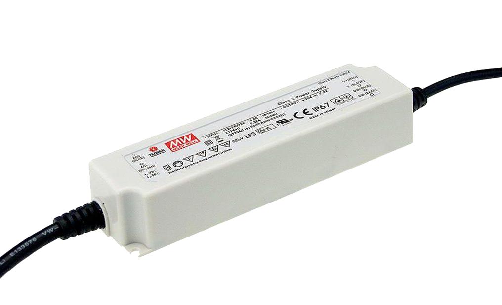 LPF-60D-24 LED DRIVER, CONSTANT CURRENT, 60W MEAN WELL