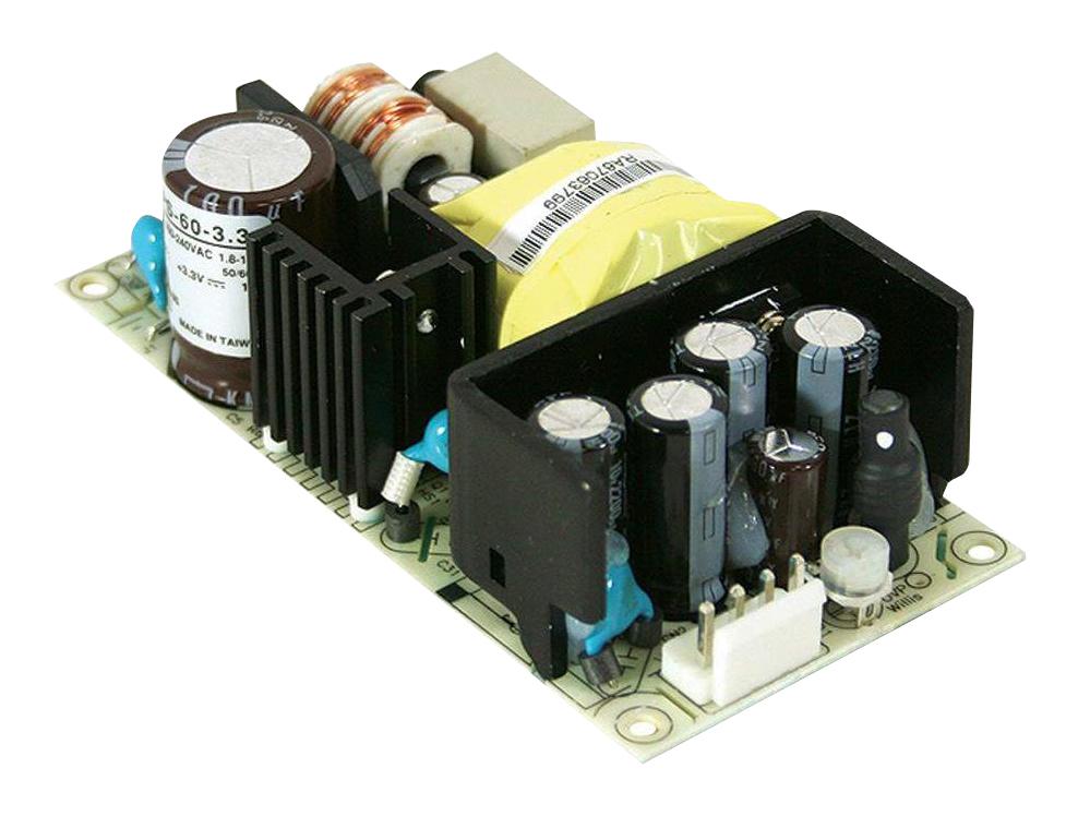 RPS-60-24 POWER SUPPLY, AC-DC, 24V, 2.5A, 60W MEAN WELL