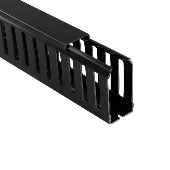23456000N CLOSED SLOT DUCT, NORYL, BLK, 75X75MM BETADUCT