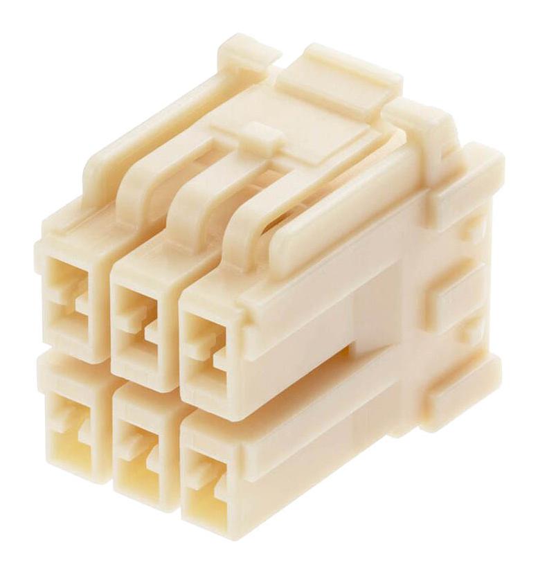 212209-2060 CONN HOUSING, RCPT, 6POS, 3.3MM, NATURAL MOLEX