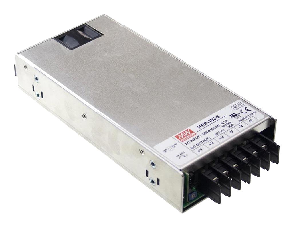 HRP-450-5 POWER SUPPLY, AC-DC, 5V, 90A MEAN WELL