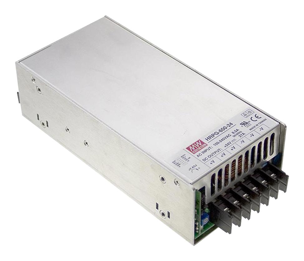 HRP-600-12 POWER SUPPLY, AC-DC, 12V, 53A MEAN WELL