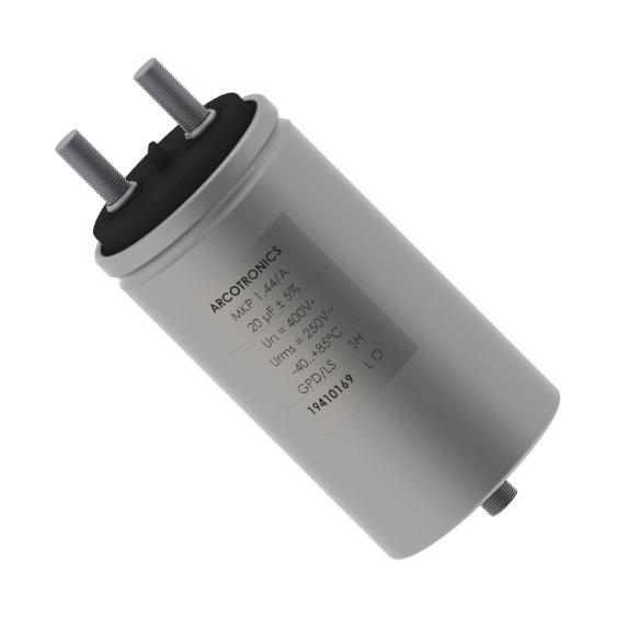 C44AJGP5220ZA0J CAP, 22UF, 400VAC, FILM, CAN KEMET