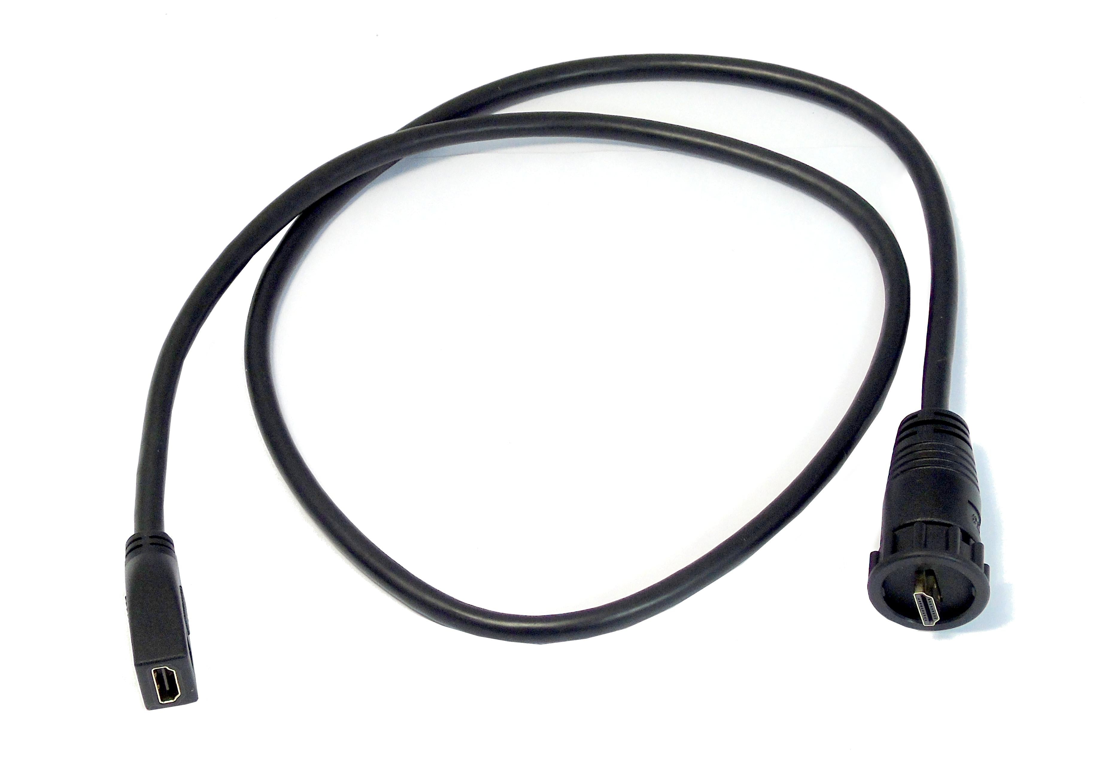MP007435 CABLE, C4 HDMI PLUG-HDMI RCPT, 1M MULTICOMP PRO