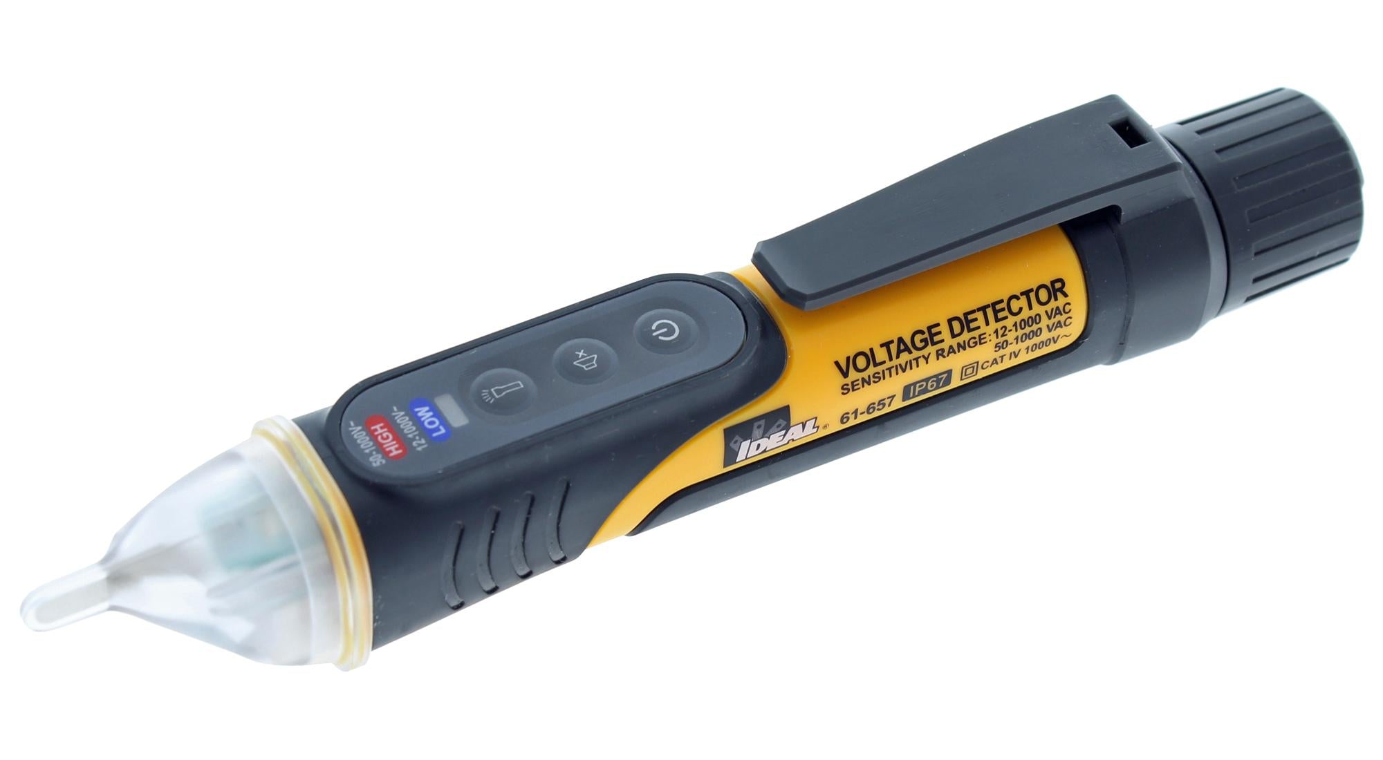 61-657 VOLTAGE TESTER, LED, 50V TO 1KV IDEAL