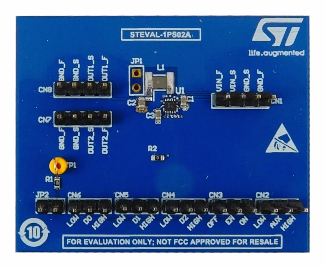 STEVAL-1PS02A EVAL BOARD, SYNC BUCK CONVERTER STMICROELECTRONICS