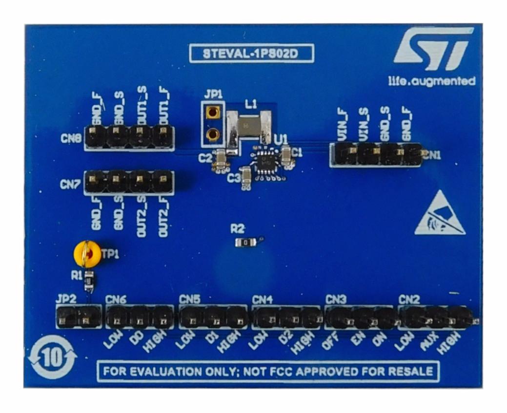 STEVAL-1PS02D EVAL BOARD, SYNC BUCK CONVERTER STMICROELECTRONICS