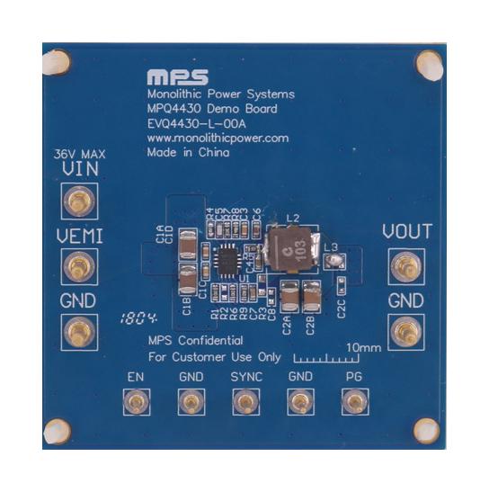 EVQ4430-L-00A EVALUATION BOARD, SYNC STEP DOWN CONV MONOLITHIC POWER SYSTEMS (MPS)