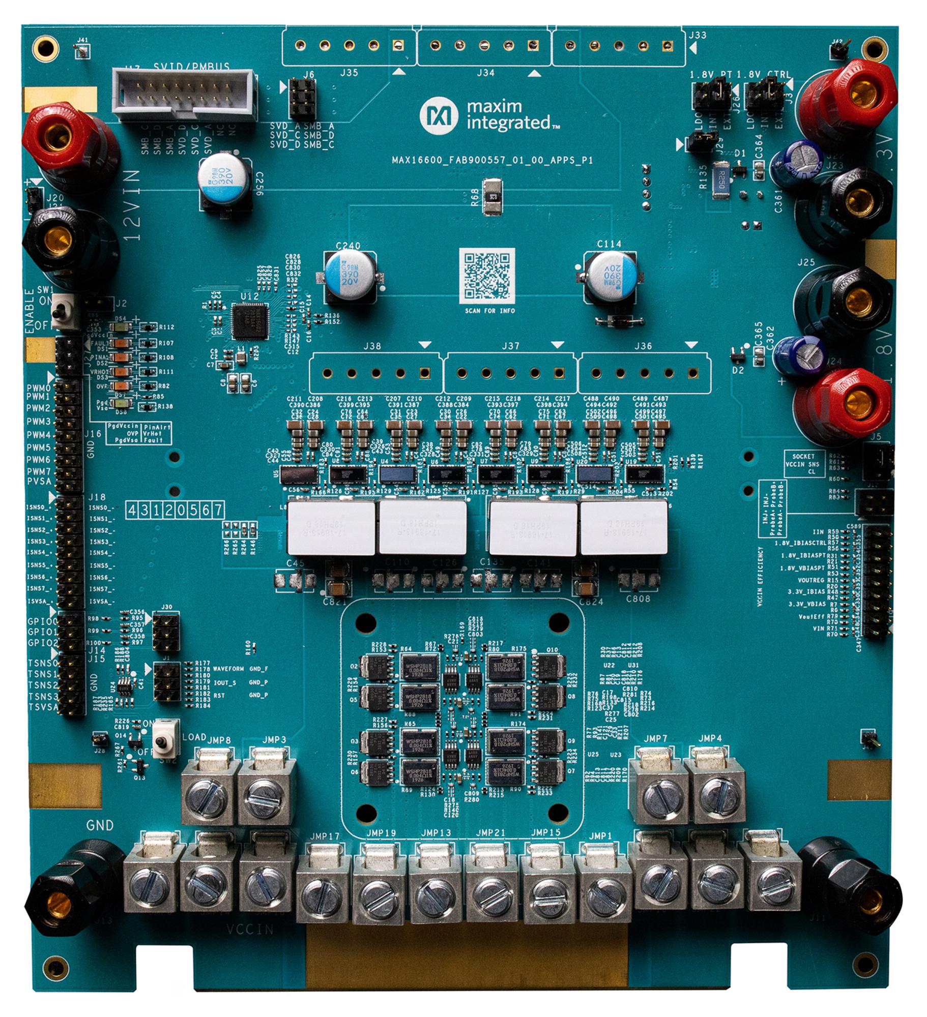 MAX16602CL8EVKIT# EVAL KIT, VR13.HC / AI CORE SERVER CPU MAXIM INTEGRATED / ANALOG DEVICES