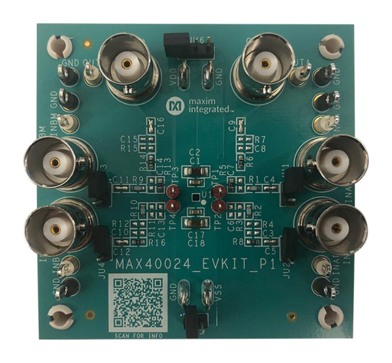 MAX40024EVKIT# EVALUATION KIT, OPERATIONAL AMPLIFIER MAXIM INTEGRATED / ANALOG DEVICES
