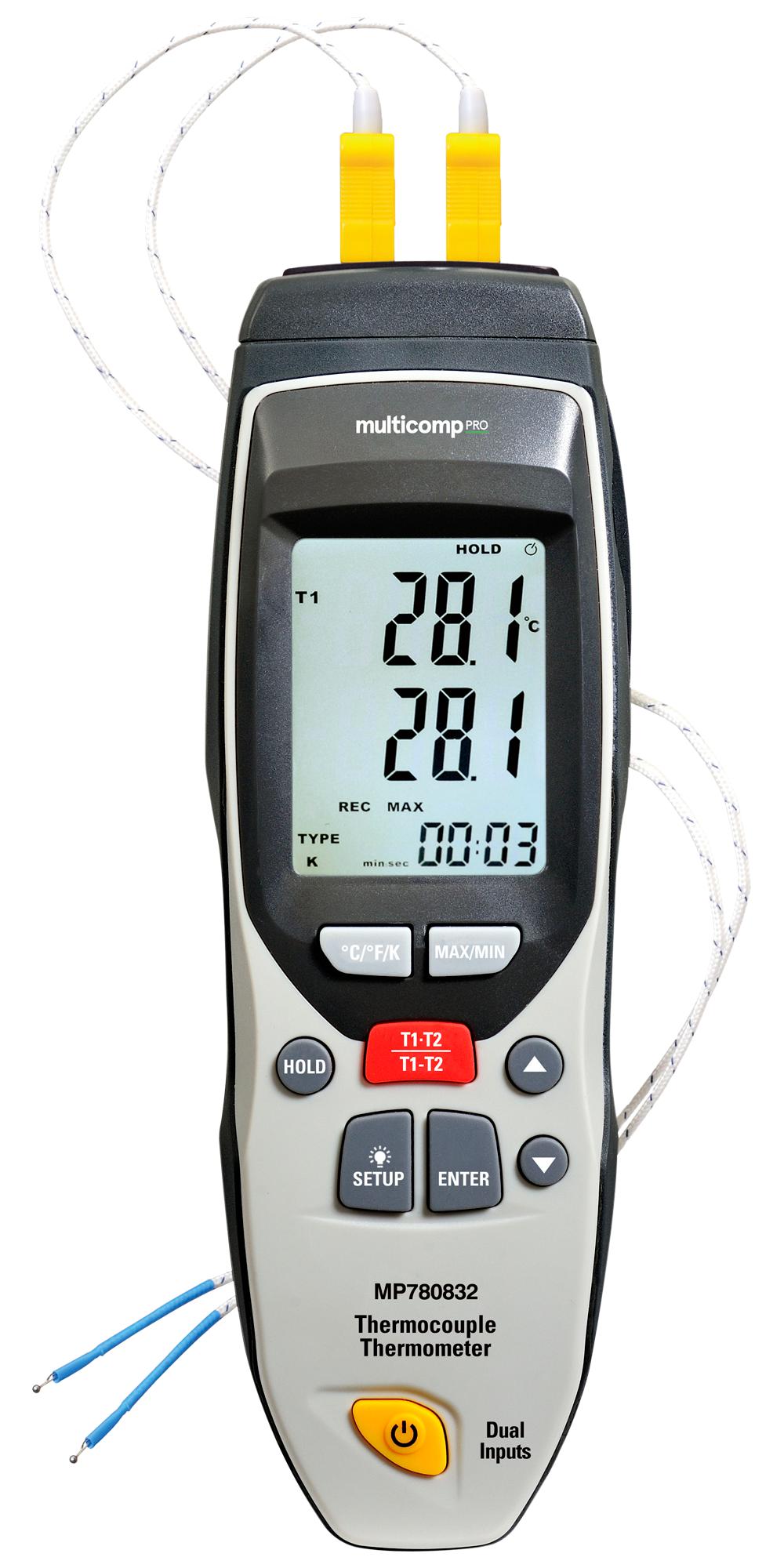 MP780832 TC THERMOMETER, -250 TO 400DEG C MULTICOMP PRO