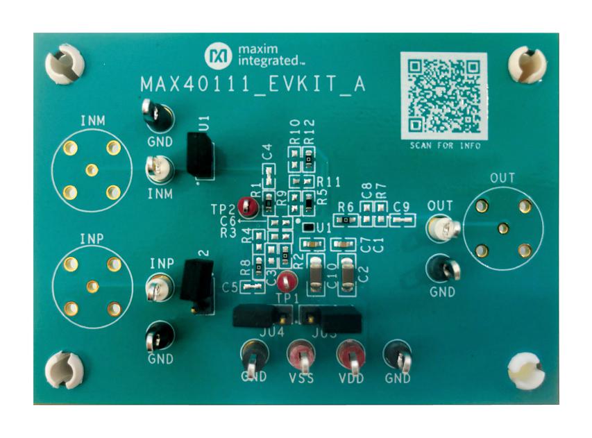 MAX40111EVKIT# EVALUATION KIT, OPERATIONAL AMPLIFIER MAXIM INTEGRATED / ANALOG DEVICES