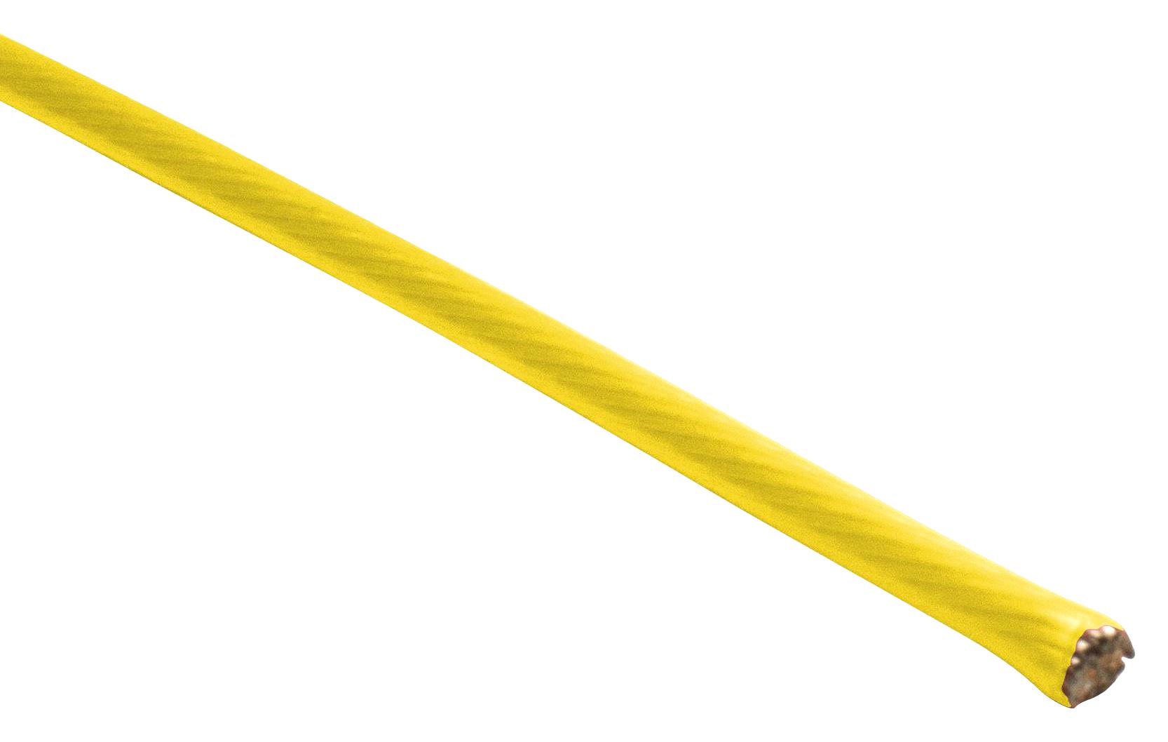 2634 YL005 HOOK-UP WIRE, 34AWG, YELLOW, 30.5M ALPHA WIRE