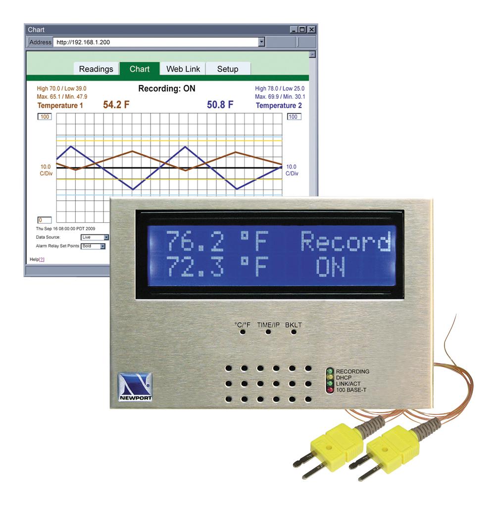 ISD-TC DATA LOGGER, TEMP OVER THE INTERNET OMEGA