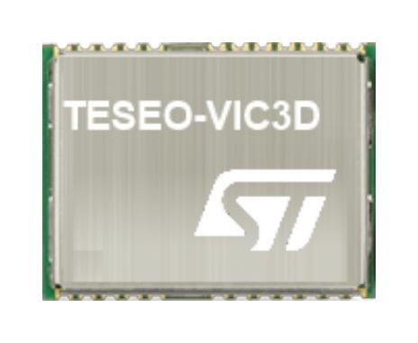TESEO-VIC3D GNSS DEAD RECKONING MODULE, 1.57542GHZ STMICROELECTRONICS