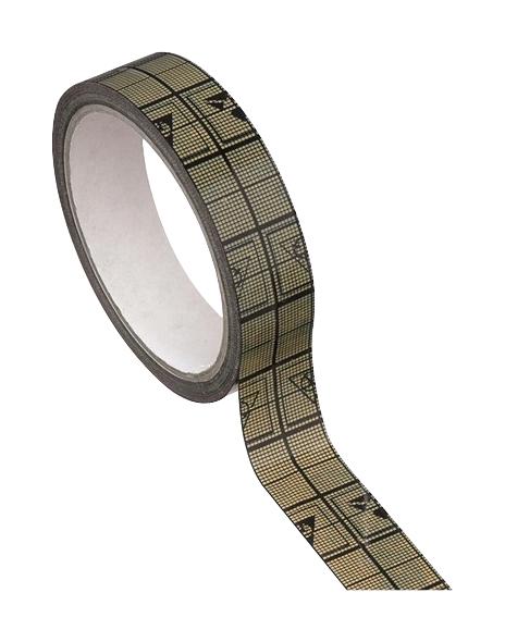 242235 TAPE, ESD CONDUCTIVE, GRID, 18MM X 36M DESCO EUROPE (FORMERLY VERMASON)