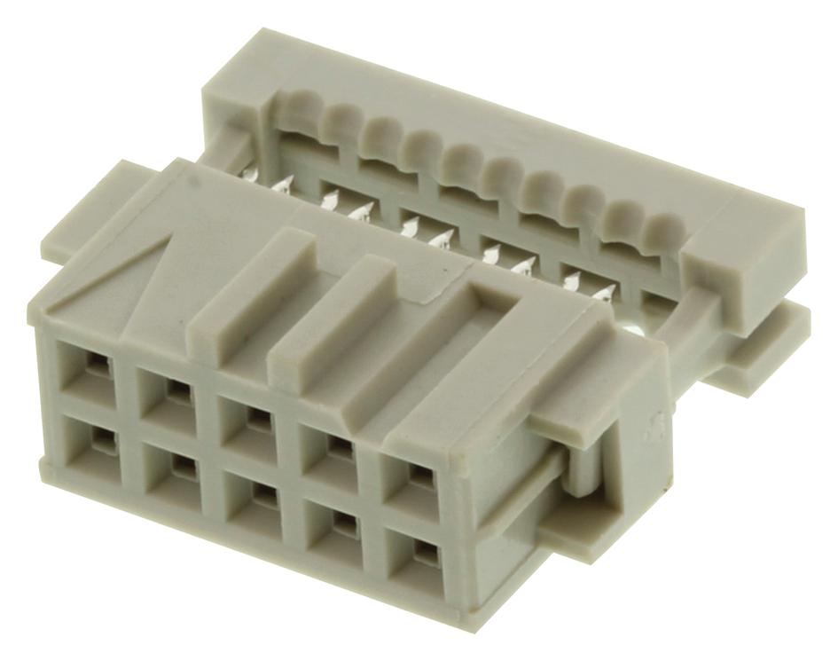 1-215911-0 CONNECTOR, RECEPTACLE, IDC, 2.54MM, 10P AMP - TE CONNECTIVITY